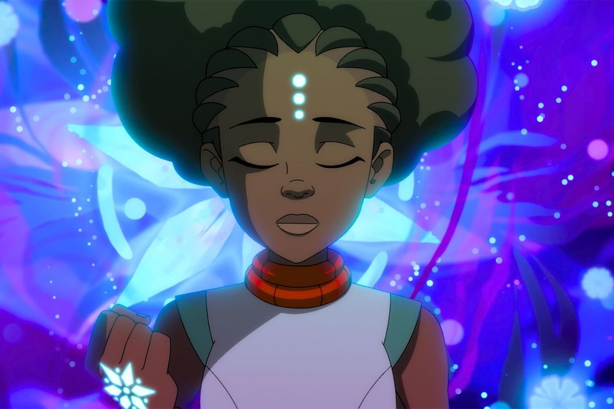 A still from the teaser of Roye Okupe's 'Iyanu,' showing the titular character.