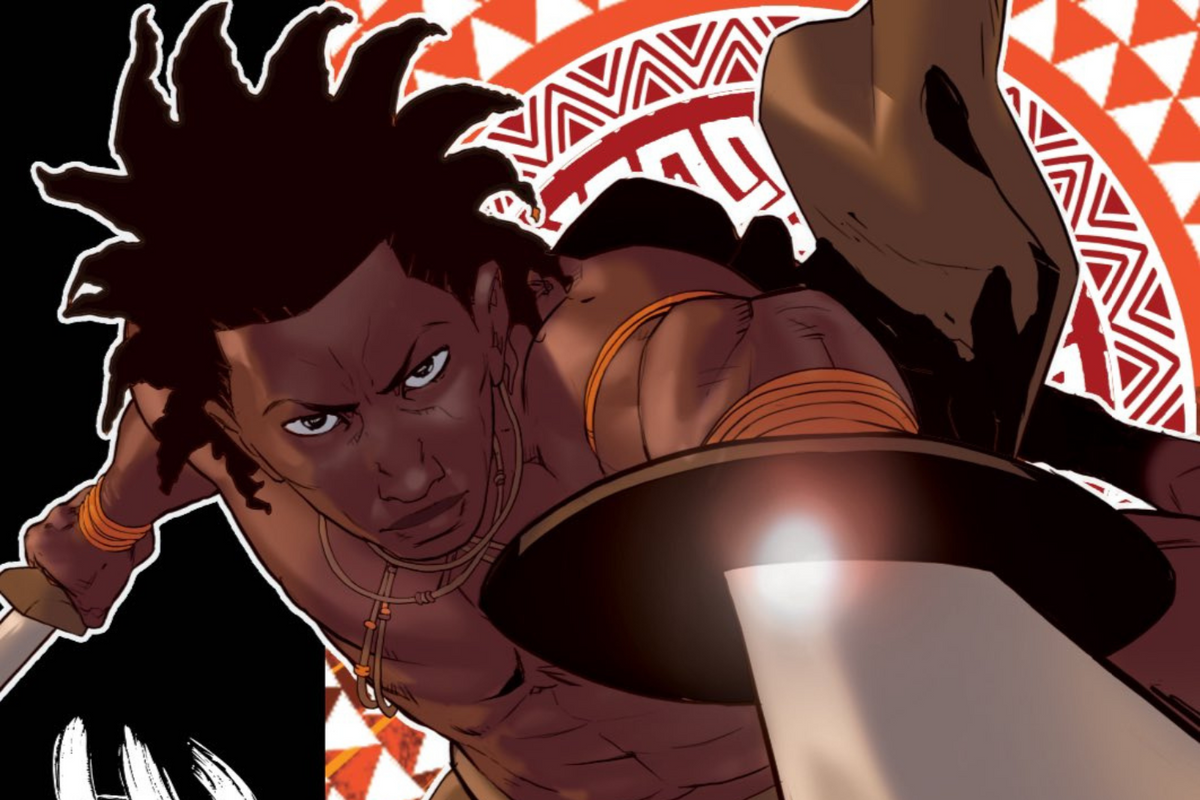 A poster for ‘Yasuke: Way of the Butterfly’ showing Yasuke stretching his sword.